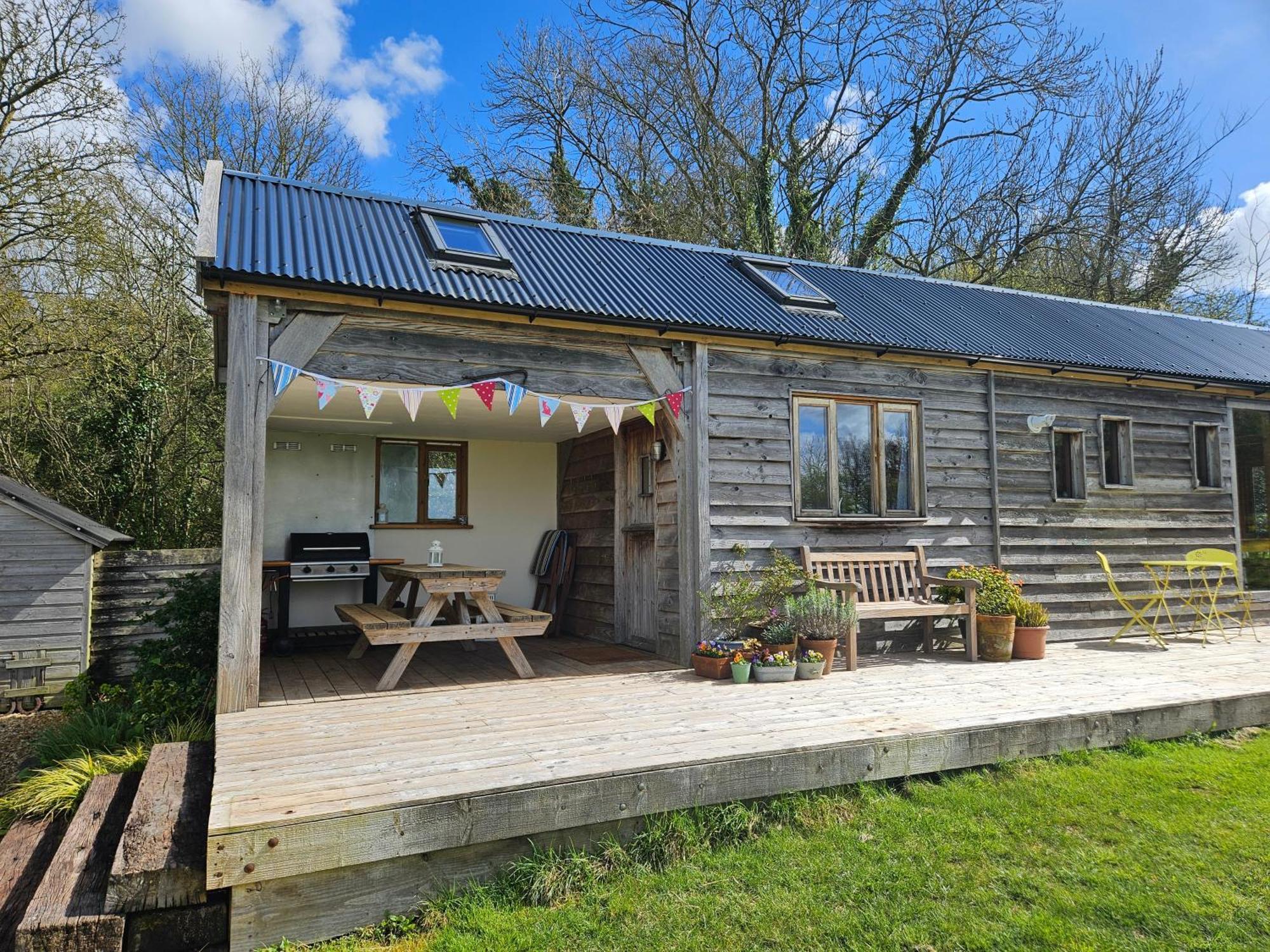 Log Cabin At The Old Summer Dairy Glastonbury Somerton  Exterior photo