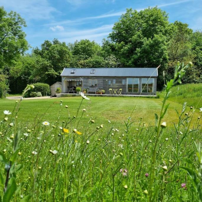 Log Cabin At The Old Summer Dairy Glastonbury Somerton  Exterior photo