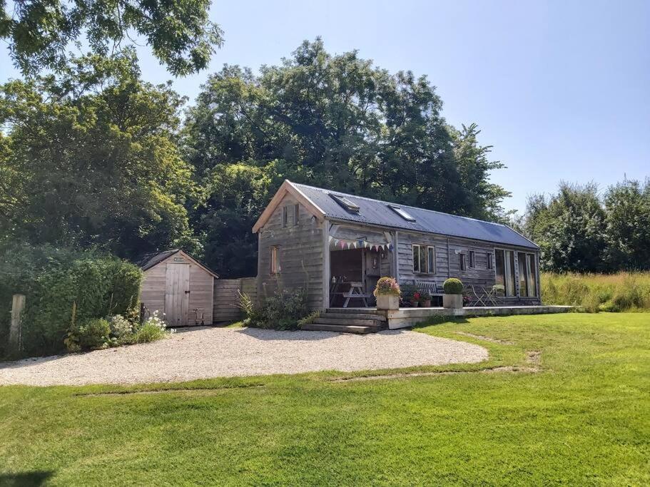 Log Cabin At The Old Summer Dairy Glastonbury Somerton  Exterior photo
