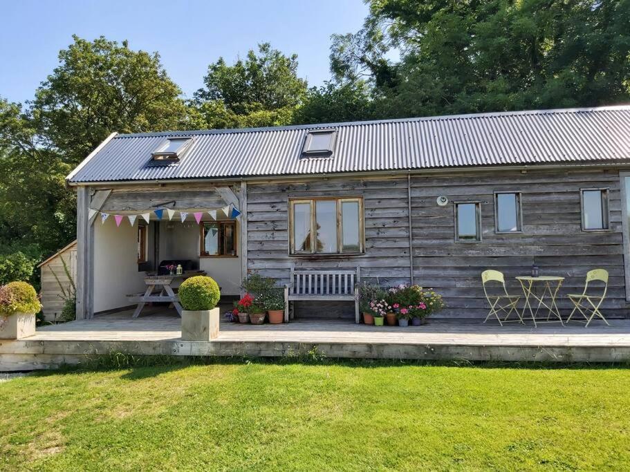 Log Cabin At The Old Summer Dairy Glastonbury Somerton  Exterior photo